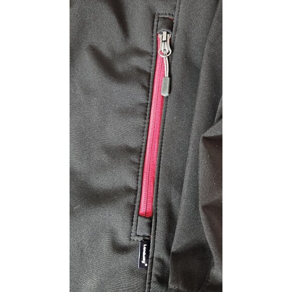 Ridgid Tool Soft-Shell Landway Jacket Fleece Lined Full Zip Black & Red Size L - Picture 6 of 10